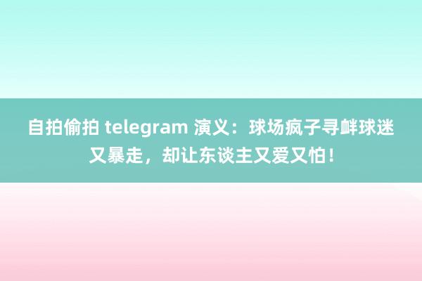 自拍偷拍 telegram 演义：球场疯子寻衅球迷又暴走，却让东谈主又爱又怕！